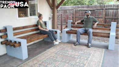 Cinder Block Bench