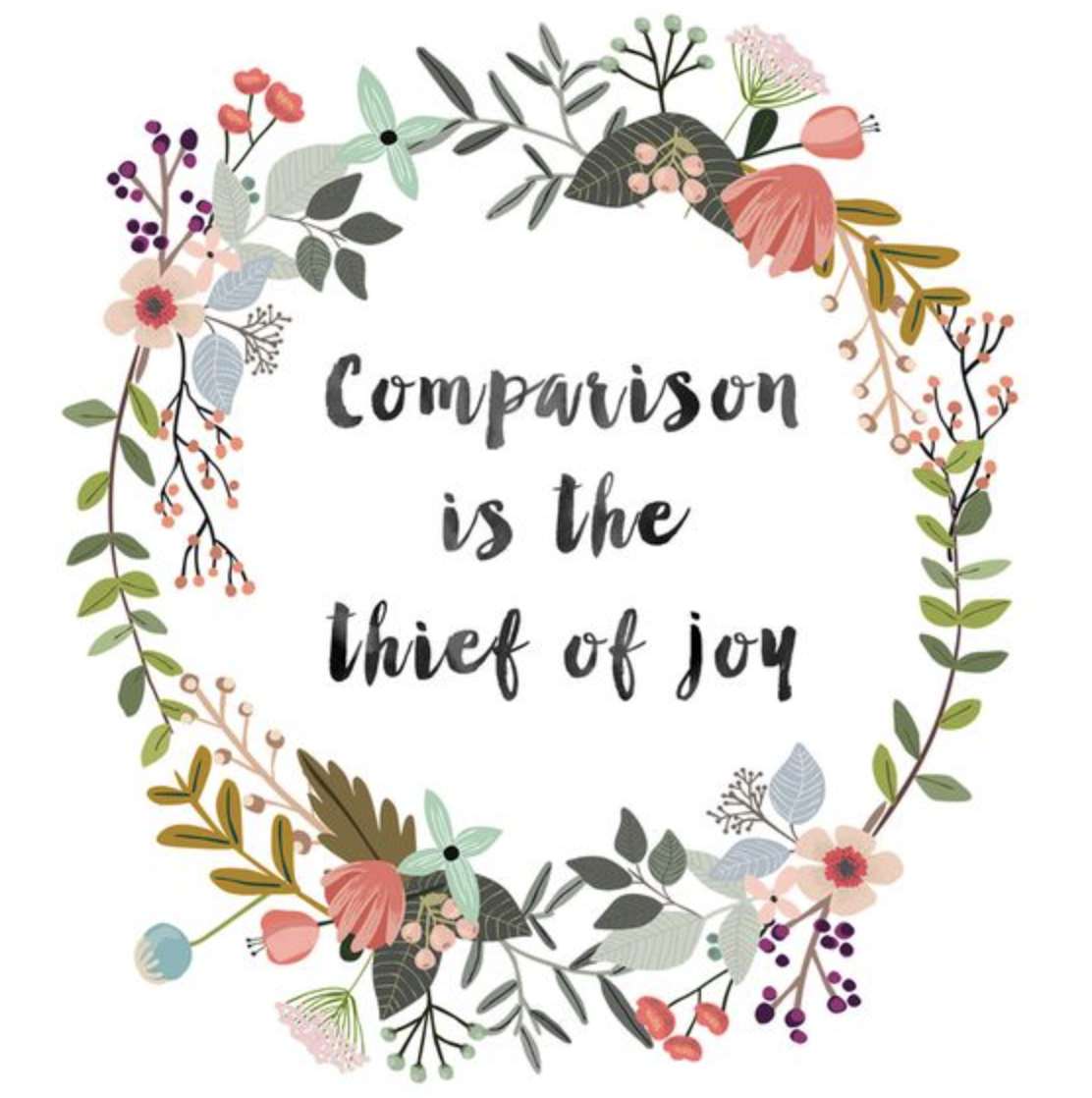 Comparison is the Thief of Joy